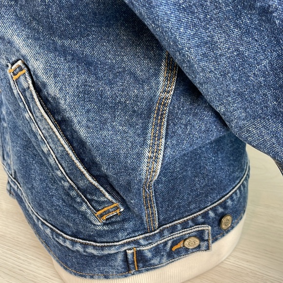 Polo by Ralph Lauren Blue Jean Jacket with Bear Design - Picture 4 of 12